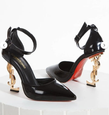 Noir Signature Patent Heels
